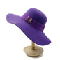 Beach Hat Punk Pearl Chain Crown Sun Hat