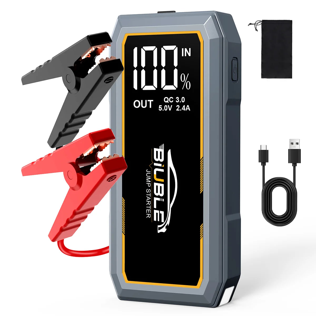3000A/4000A/5000A - PORTABLE JUMP STARTER POWER BANK & AIR PUMP
