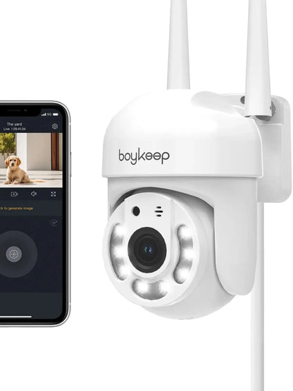 3MP, 2.4GHz, WiFi OUTDOOR SURVEILLANCE SYSTEM IP SMART MONITOR