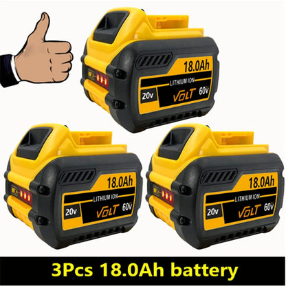 20V/60V, 18.0Ah LITHIUM-ION REPLACEMENT RECHARGEABLE BATTERIES