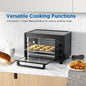34QT, 1500W - 6-SLICE FAMILY SIZE TOASTER OVEN W/ADJUSTABLE TEMPERATURE