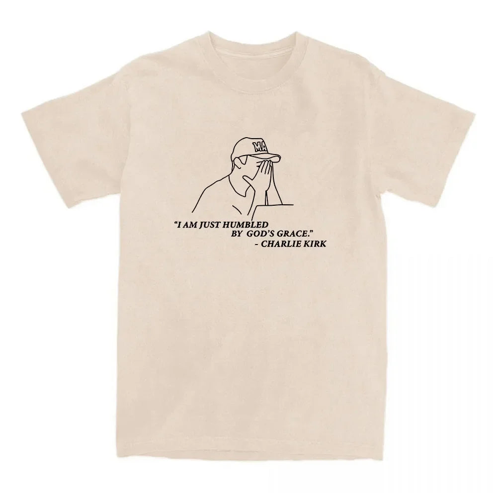 CHARLIE KIRK GOD'S GRACE UNISEX T-SHIRT