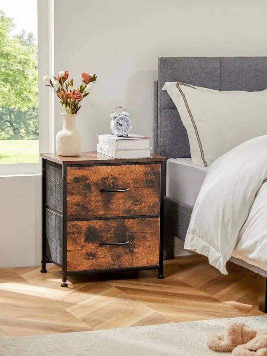 NIGHTSTAND/BEDSIDE COFFEE TABLE, STORAGE DRAWERS