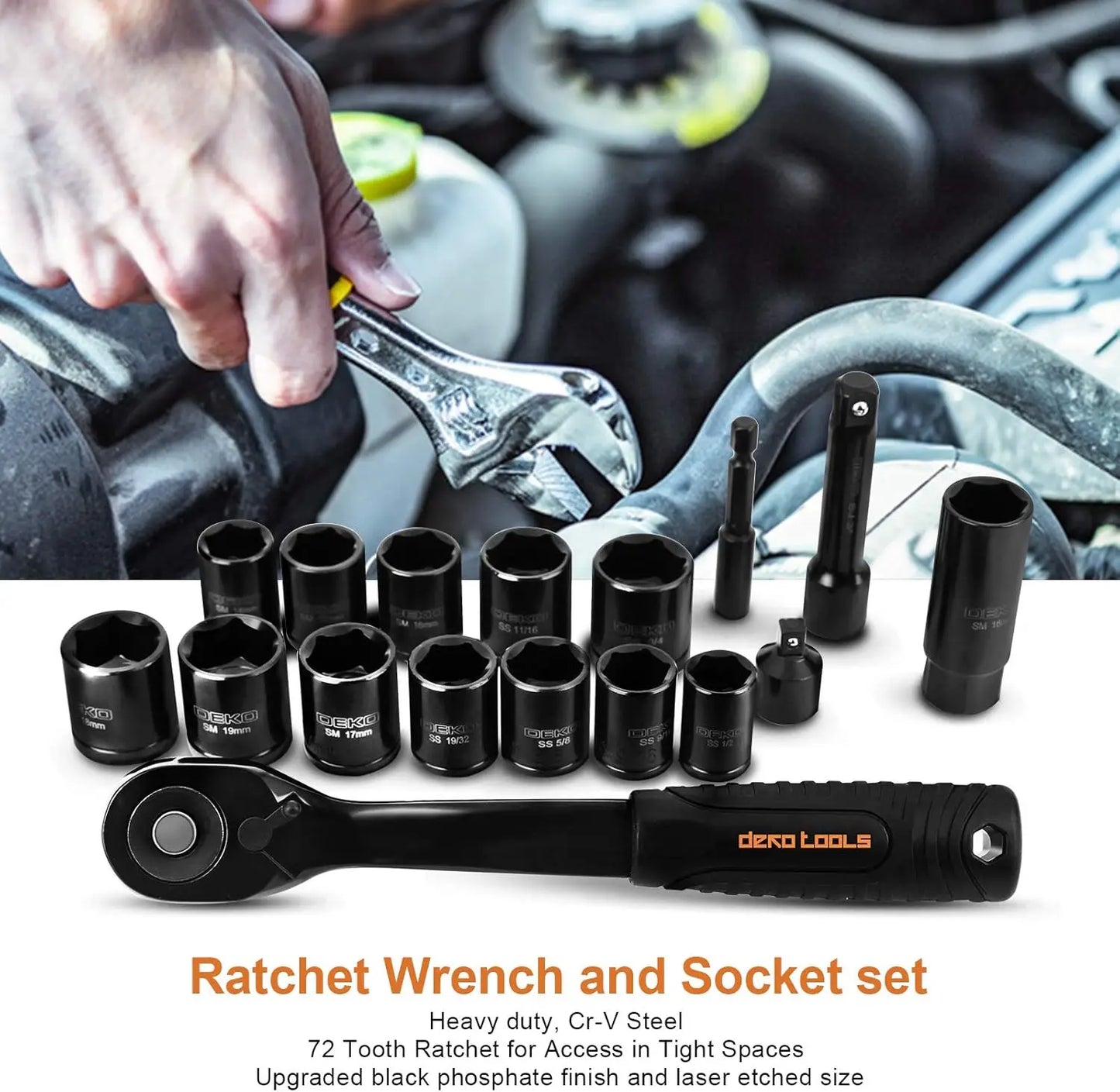 218-Piece - PROFESSIONAL GENERAL HOUSEHOLD HAND TOOL KIT