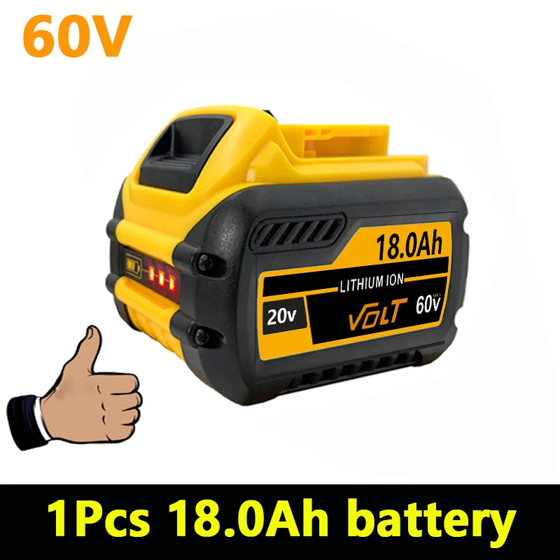 20V/60V, 18.0Ah LITHIUM-ION REPLACEMENT RECHARGEABLE BATTERIES