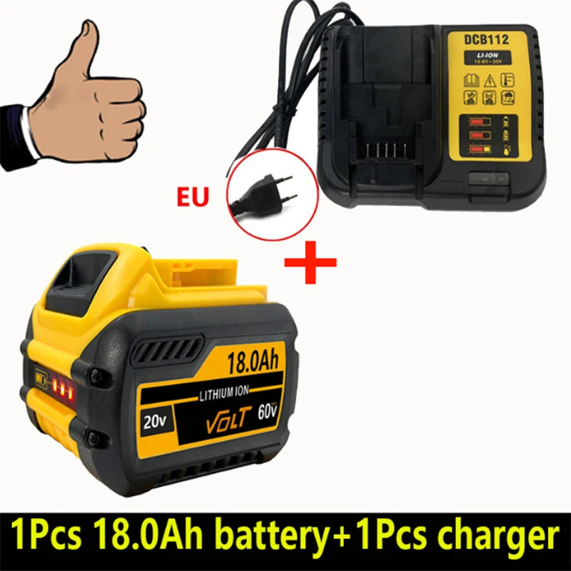 20V/60V, 18.0Ah LITHIUM-ION REPLACEMENT RECHARGEABLE BATTERIES