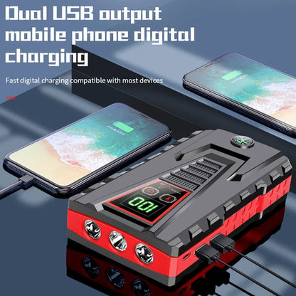 99800mAh, 5000A - PORTABLE CAR/TRUCK JUMP STARTER POWER BANK