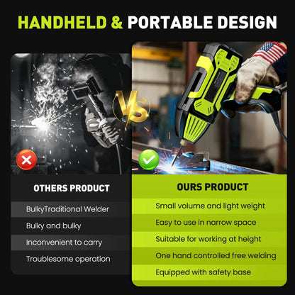 20-AMPS - 200-AMPS - HANDHELD PORTABLE IGBT INVERTER ARC WELDING MACHINE
