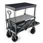DOUBLE LAYER PORTABLE ROTATING WHEEL CAMPING/UTILITY CART