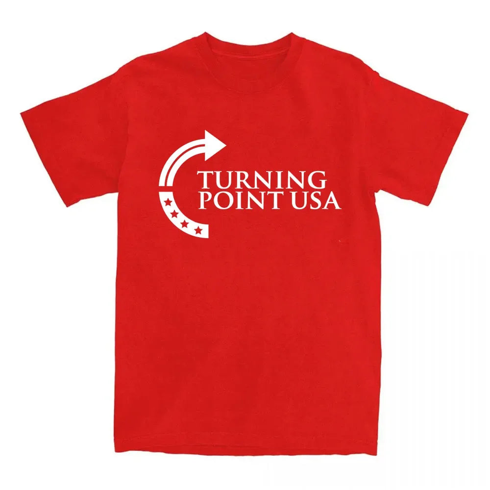 TURNING POINT USA SHORT SLEEVE COTTON T-SHIRT