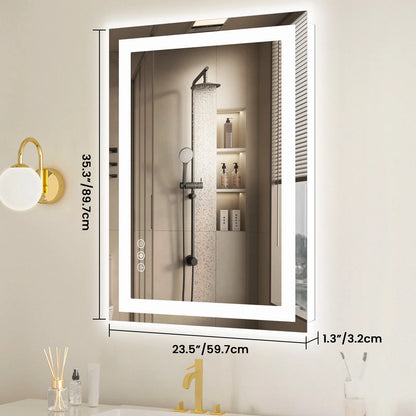 36in x  24in - LED FRONT & BACK LIT BATHROOM VANITY MIRROR