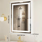 36in x  24in - LED FRONT & BACK LIT BATHROOM VANITY MIRROR