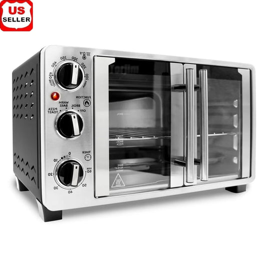 25L - DOUBLE DOOR STAINLESS STEEL CONVECTION TOASTER OVEN