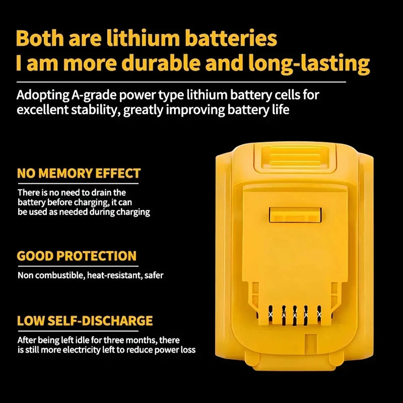 20V  DCB203 Rechargeable Li-ion Battery 3.0Ah For Dewalt Tools DCB205 DCB182 DCB206 DCB204 DCB200 DCB180 DCD DCF DCG Series