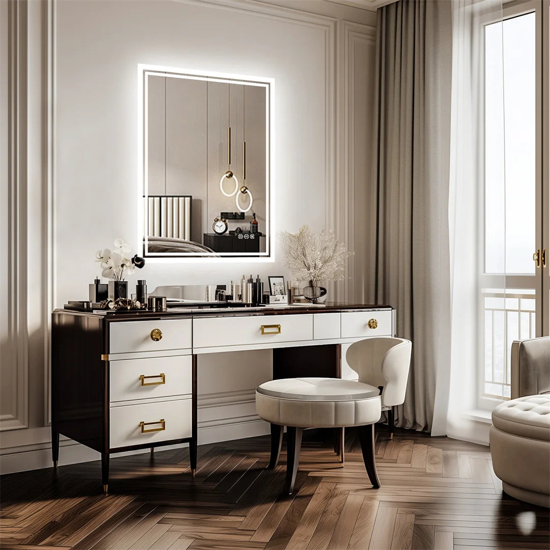 FRAMELESS LED ILLUMINATED BACKLIT BATHROOM MIRROR LED