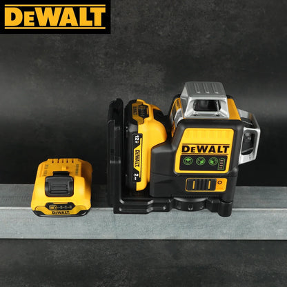 12V - DEWALT DW089LG INDOOR/OUTDOOR 12-LINES LASER LEVEL 3-SIDES VERTICAL 360-DEGREES