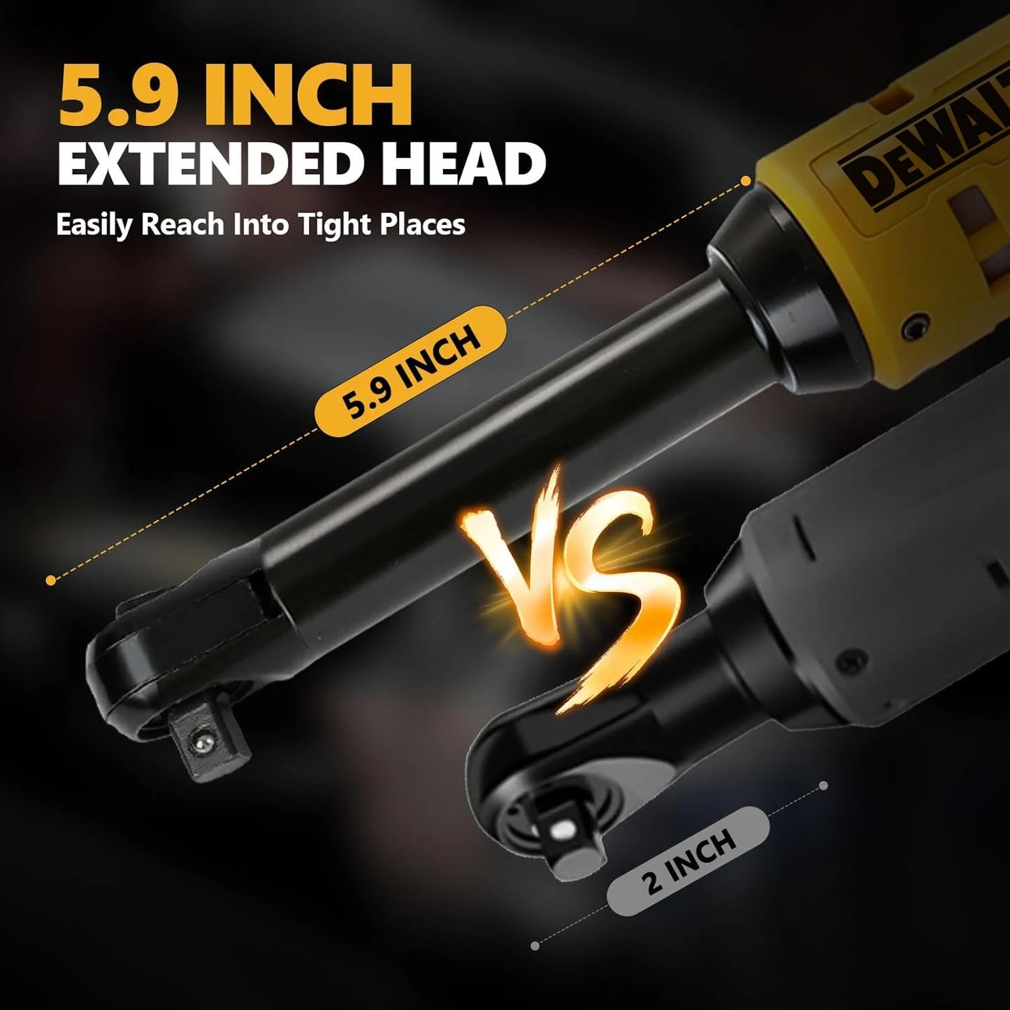 DEWALT DCF515 - Extendable Compact Variable Speed Brushless Ratchet Wrench