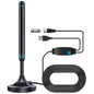 4K/1080P - 480-Mile Range HD Digital Outdoor TV Antenna W/Signal Amplifier