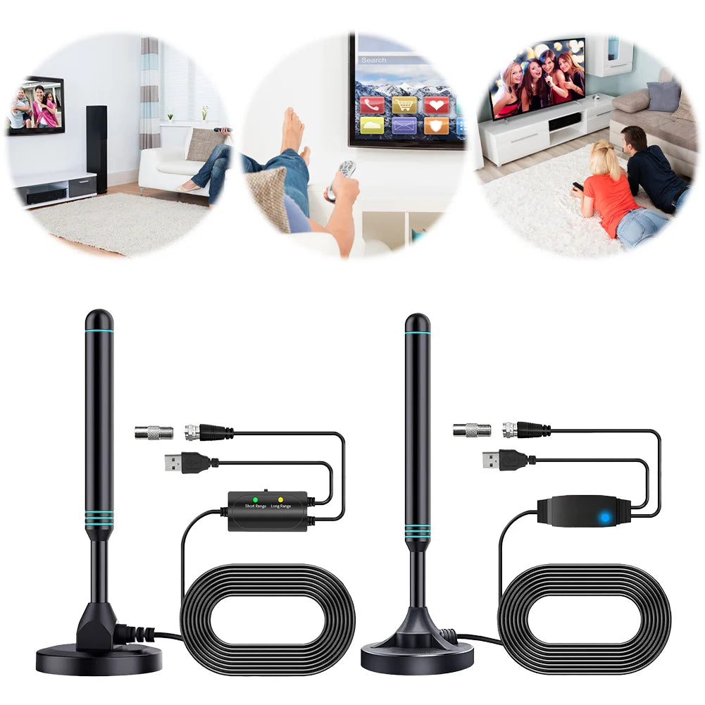 4K/1080P - HD DIGITAL TV ANTENNA W/SIGNAL BOOSTER AMPLIFIER