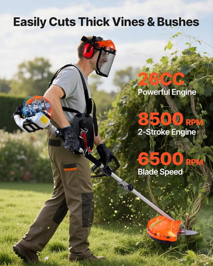 2-Cycle, 7-in-One - Gas Power Hedge/Weed Eater/Extension Pole Trimmer