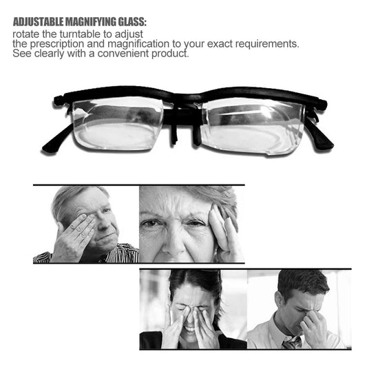 ADJUSTABLE FOCUS MULTIFUNCTION FLEXIBLE READING GLASSES