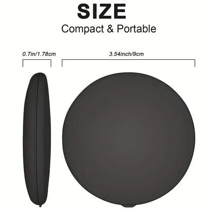 6in, 2X/5X MAGNIFICATION - LED FOLDABLE DOUBLE-SIDED COMPACT MIRROR