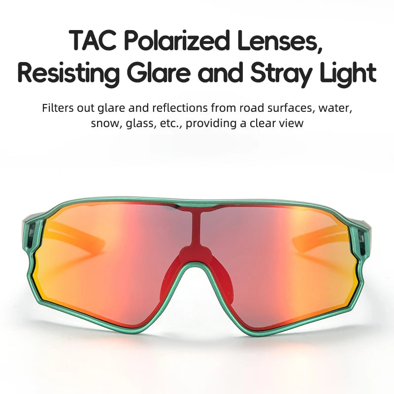 CHILDREN'S POLARIZED PHOTOCHROMIC LENSE CYCLING GLASSES