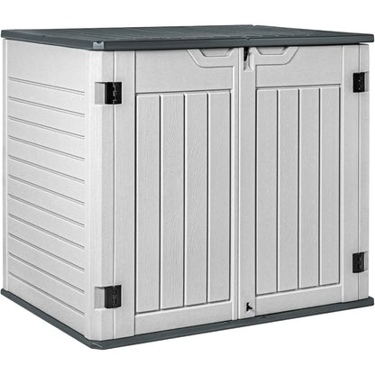 34 Cu ft - HORIZONTAL OUTDOOR STORAGE SHED CABINET