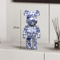 27cm - Graffiti Bear Resin Statue/Ornaments, Bear Decor