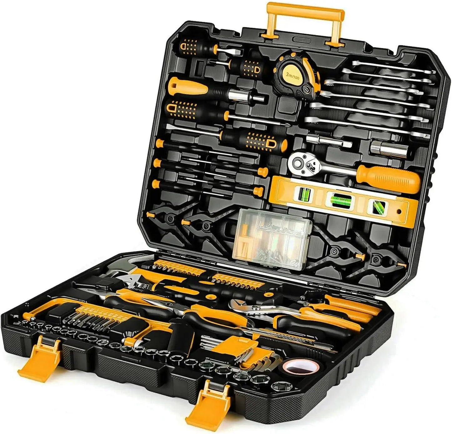 198-Piece - Hand Tool Set, Ratchet, Socket, Tool Set