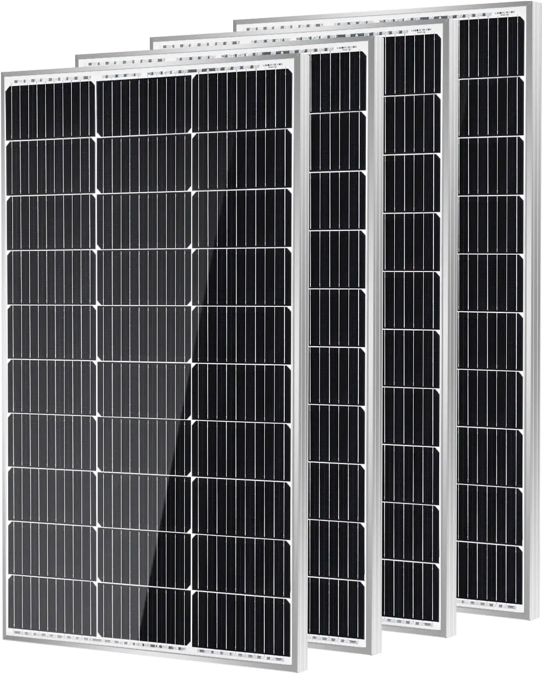 12V 100W 10Bb MONOCRYSTALLINE HIGH EFFICIENCY SOLAR PANELS MODULE