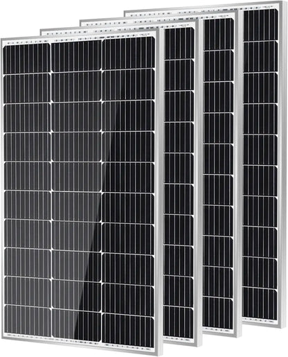 12V 100W 10Bb MONOCRYSTALLINE HIGH EFFICIENCY SOLAR PANELS MODULE