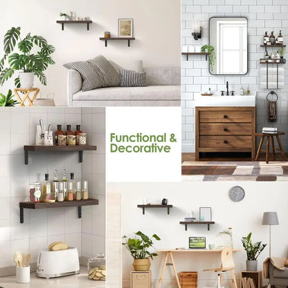 Wall Mounted Storage Racks, Bathroom Floating Shelves