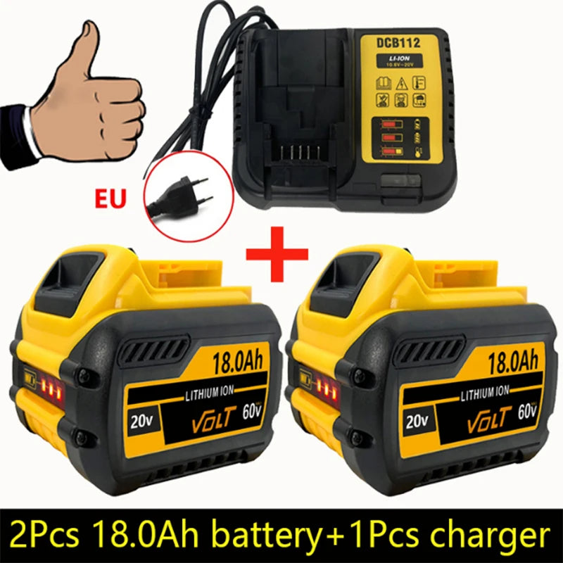 20V/60V, 18.0Ah LITHIUM-ION REPLACEMENT RECHARGEABLE BATTERIES
