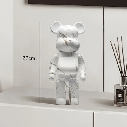 27cm - Graffiti Bear Resin Statue/Ornaments, Bear Decor