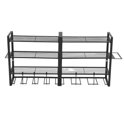 4-TIER - WALL MOUNTED POWER TOOL STORAGE ORGANIZER