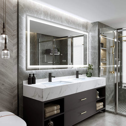 48 inches X 24 inches - LED LIGHTED VANITY MIRROR W/MEMORY, ANTI-FOG