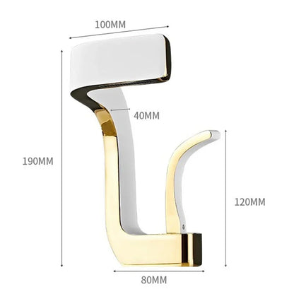 LUXURIOUS BATHROOM WATERFALL FAUCET GOLD, BLACK, CHROME