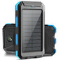 38800mAh LIGHTWEIGHT MOBILE SOLAR POWER BANK W/BUILT-IN CABLE