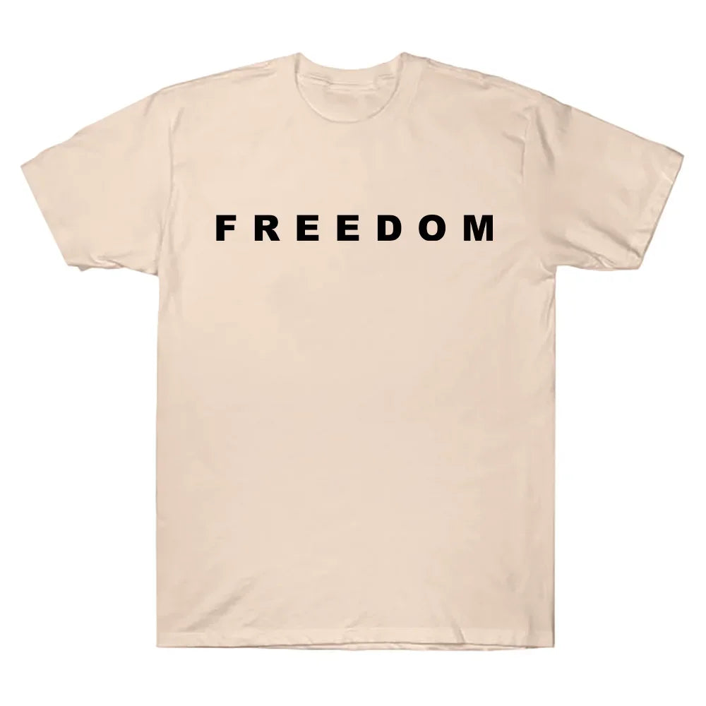 CHARLIE KIRK CASUAL SHORT SLEEVE FREEDOM T-SHIRTS