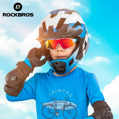 CHILDREN'S POLARIZED PHOTOCHROMIC LENSE CYCLING GLASSES