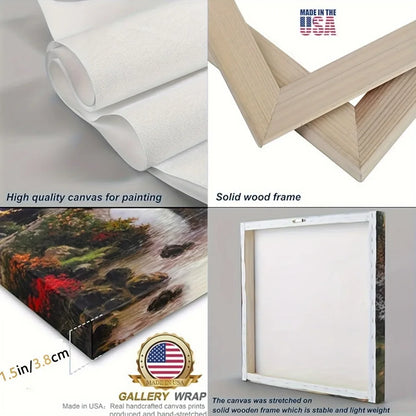 1.5in FRAMED - NEW YORK CITY SKYLINE CANVAS POSTER
