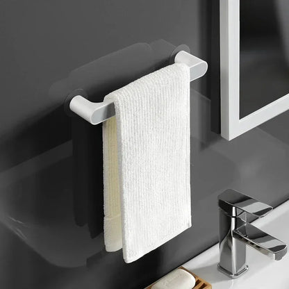 SELF-ADHESIVE WALL MOUNTED TOWEL HANGER ORGANIZER
