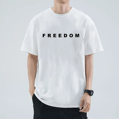 CHARLIE KIRK CASUAL SHORT SLEEVE FREEDOM T-SHIRTS