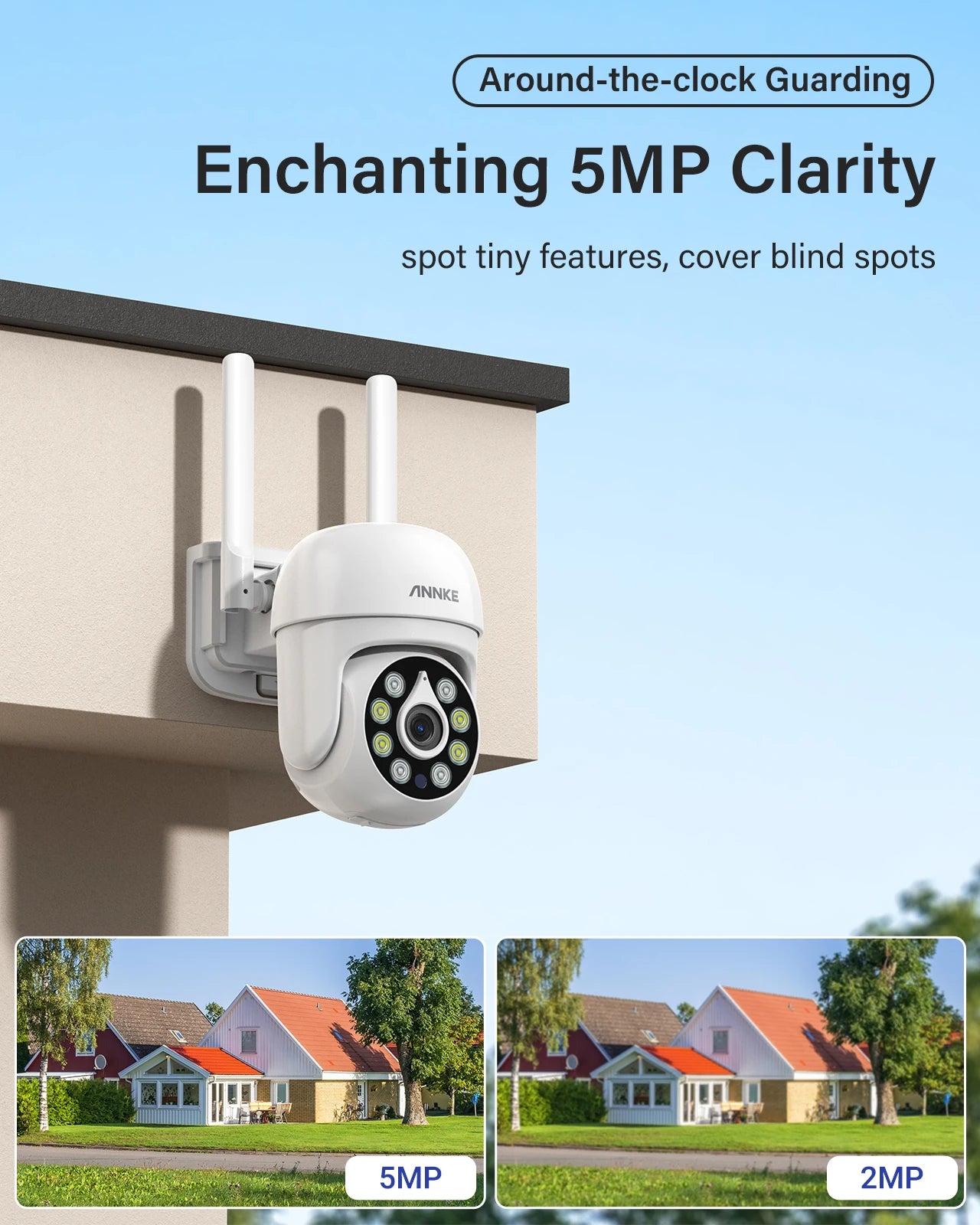 5MP WiFi PT CAMERA, SOUND, HUMAN MOTION DETECTION