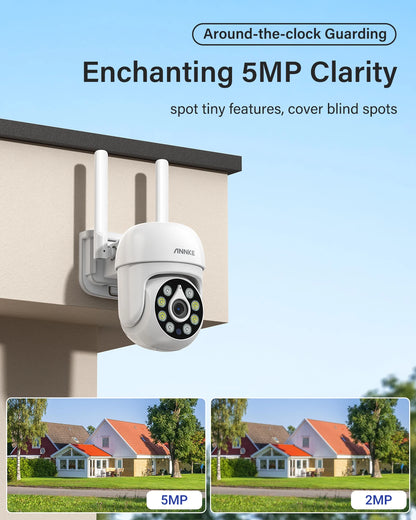 5MP WiFi PT CAMERA, SOUND, HUMAN MOTION DETECTION
