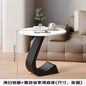 LUXURY SINTERED STONE ROUND SIDE ACCENT TABLE