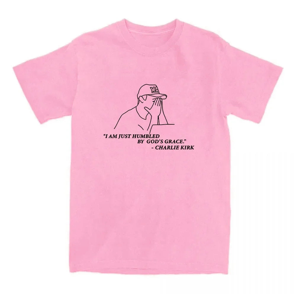 CHARLIE KIRK GOD'S GRACE UNISEX T-SHIRT