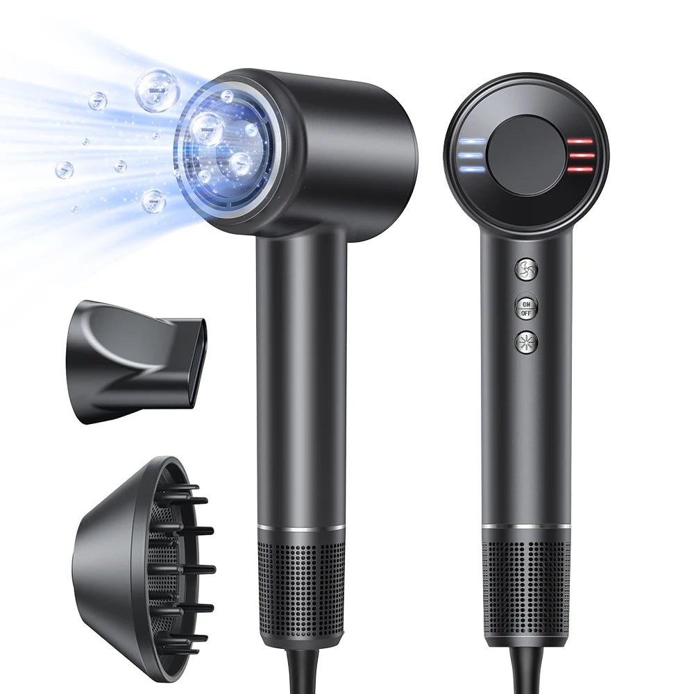 120,000-RPM 1,600-Watt - Brushless High Speed Negative Ions Hair Dryer