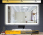 LED LIT - LUXURY WALL-MOUNTED TOUCH SCREEN BATHROOM MIRROR